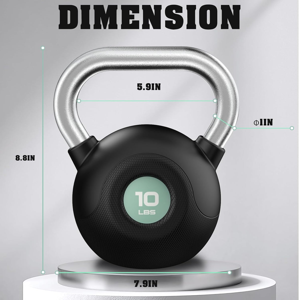 WINNOW Kettlebells Krafttraining Anti-Rutsch-Griff Kettlebells Gewicht Set Für Ganzkörper-Workout, Heim Gym
