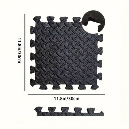 8/16 Pcs Foam Fitness Non Slip Yoga Mat Fitness Floor Tile Protection Pad Fitness Equipment Mat Suitable for Indoor Fitness