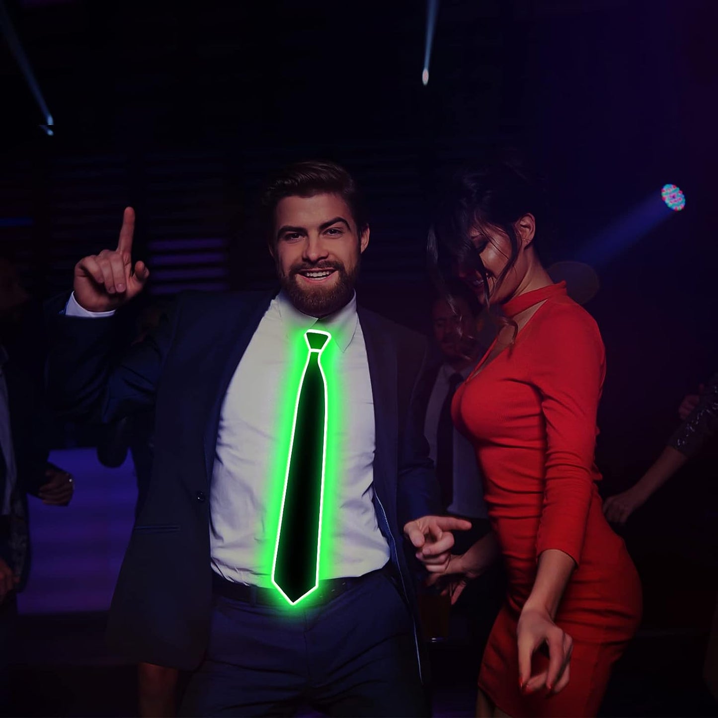 LED Brille, Leuchten Brille, Verdrahtet Neon Rave Brille
