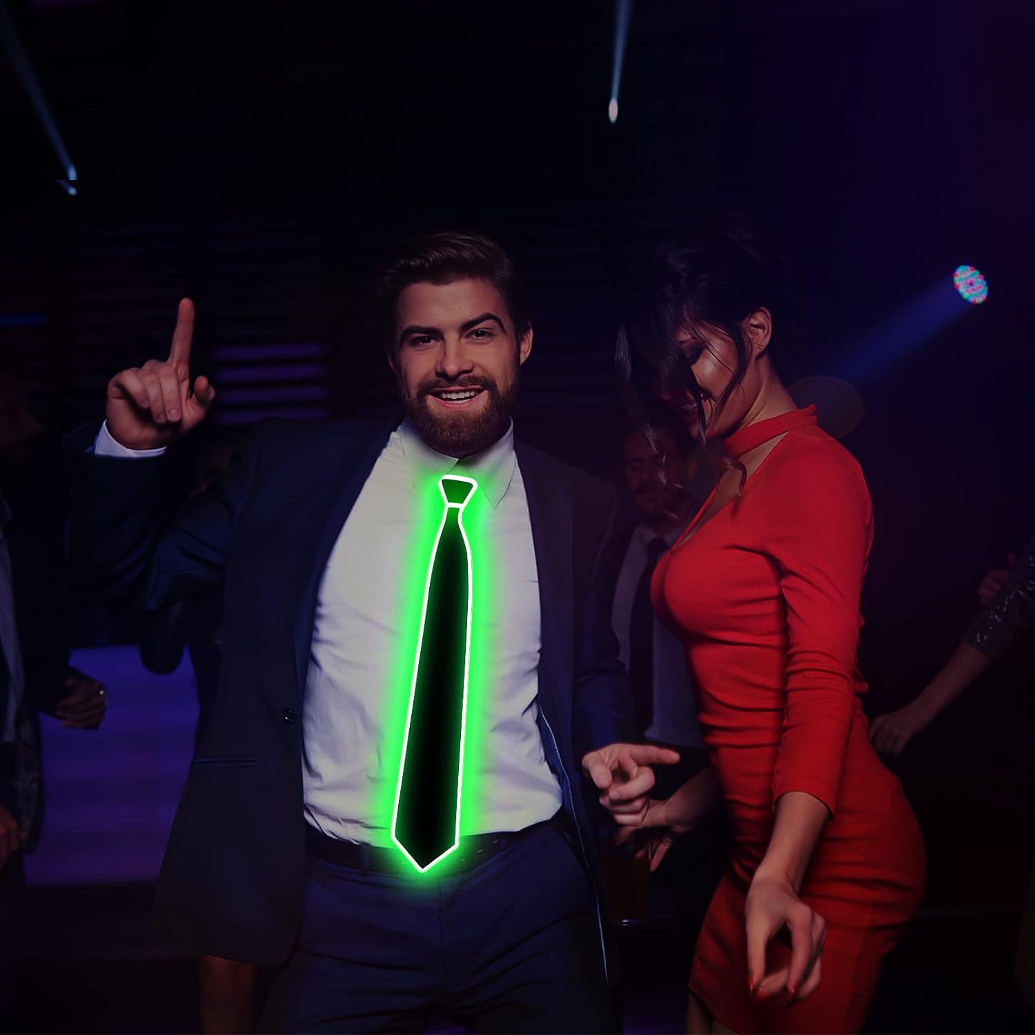 LED Brille, Leuchten Brille, Verdrahtet Neon Rave Brille