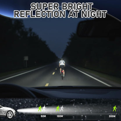 LED Safety Vest, Reflective LED Running Vest, Rechargeable USB Night Running Gear