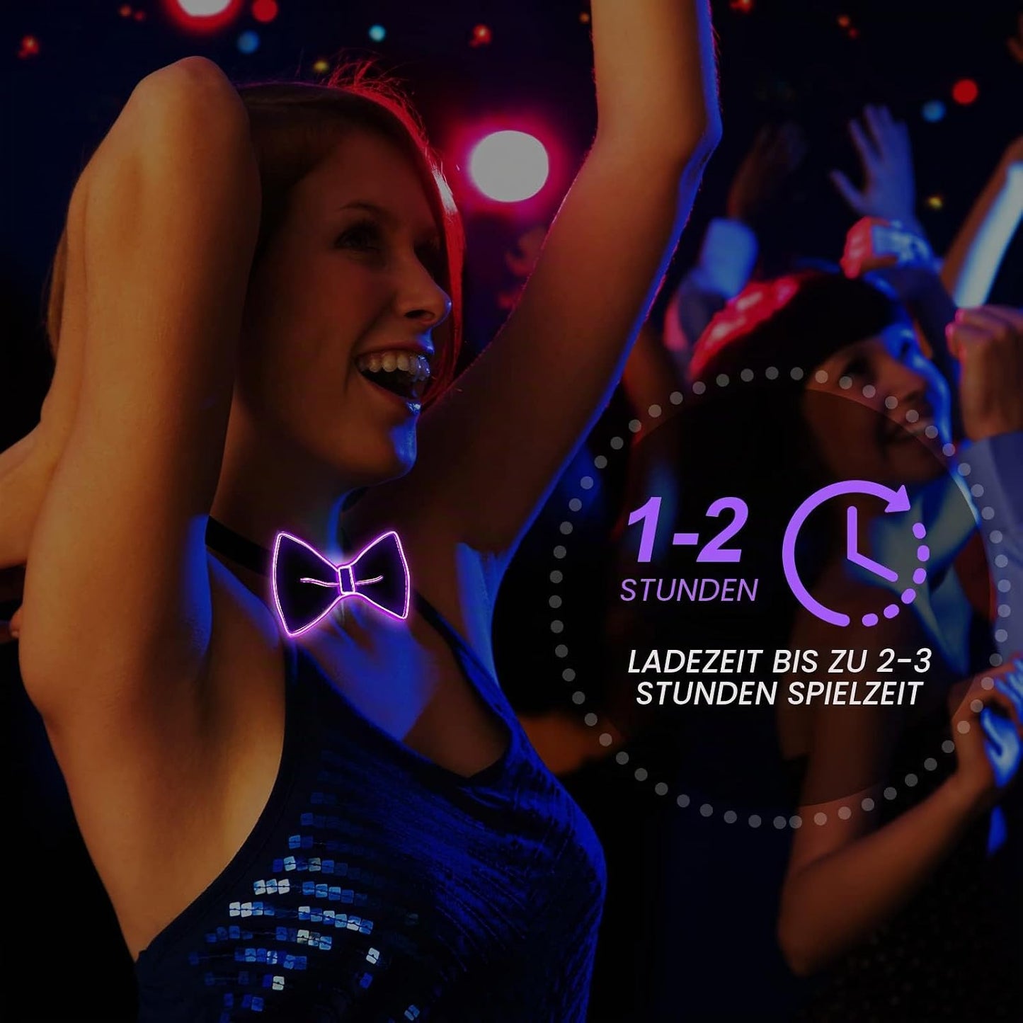 LED Illuminated Glasses, Wired Neon Rave Eyewear