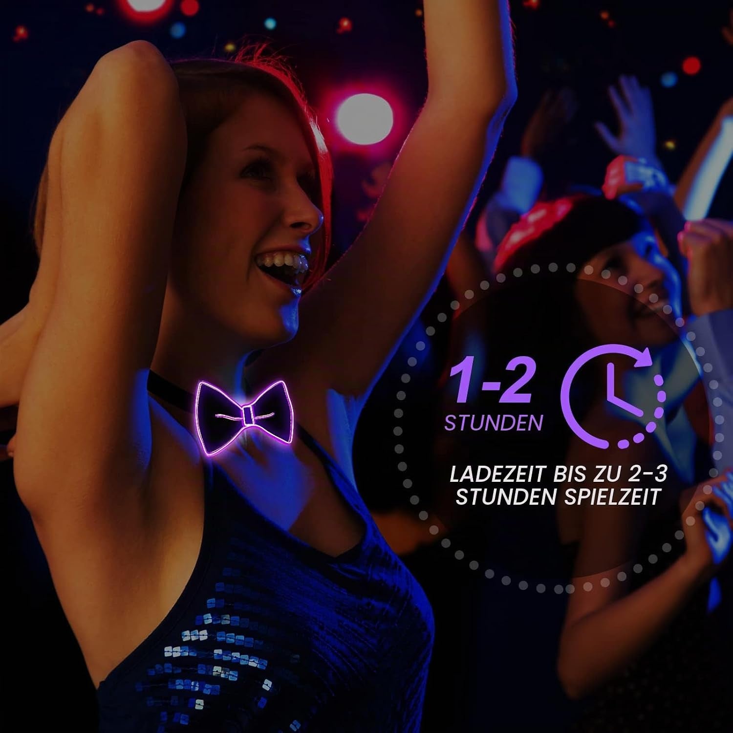 LED Illuminated Glasses, Wired Neon Rave Eyewear