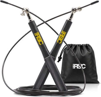 Springseil Mit Kugellager 3,5M Verstellbar Ideal Für Crossfit & Boxen Schwarz Oder Grau
